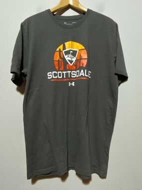 Under Armour Scottsdale AZ Men’s Loose Fit Large Gray Short Sleeve T Shirt